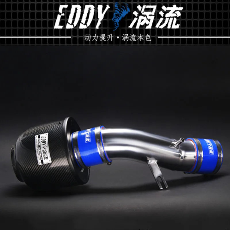 EDDY Intake System Air Intake Pipe & Carbon Fiber Air Filter for Hyundai Rohens Genesis Coupe 3.8 2009-2010 Engine Parts