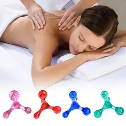 Mini Body Massager Manual Balance Four Balls Portable Travel Massager Trigger Point Arm Back Relaxation Eliminate Oedema Health