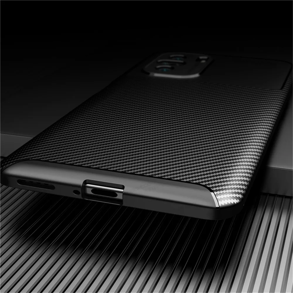 Xiomi Mi 11i 5G Case Carbon Fiber Texture Shockproof Matte Cover For Xiaomi Mi11i 11 i Camera Protection Silicone Bumper Coque