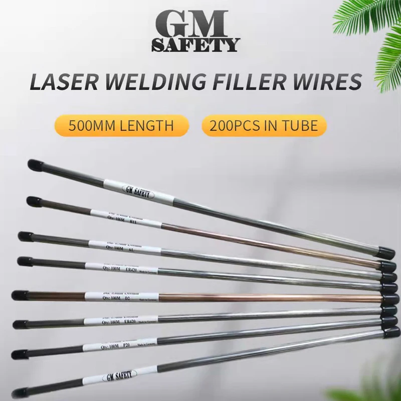 GM Welding Wire Material 316L of 0.2/0.3/0.4/0.5/0.6mm Mold Laser Welding Filler for Stainless Steel Mold 200pcs /1 Tube GM316L