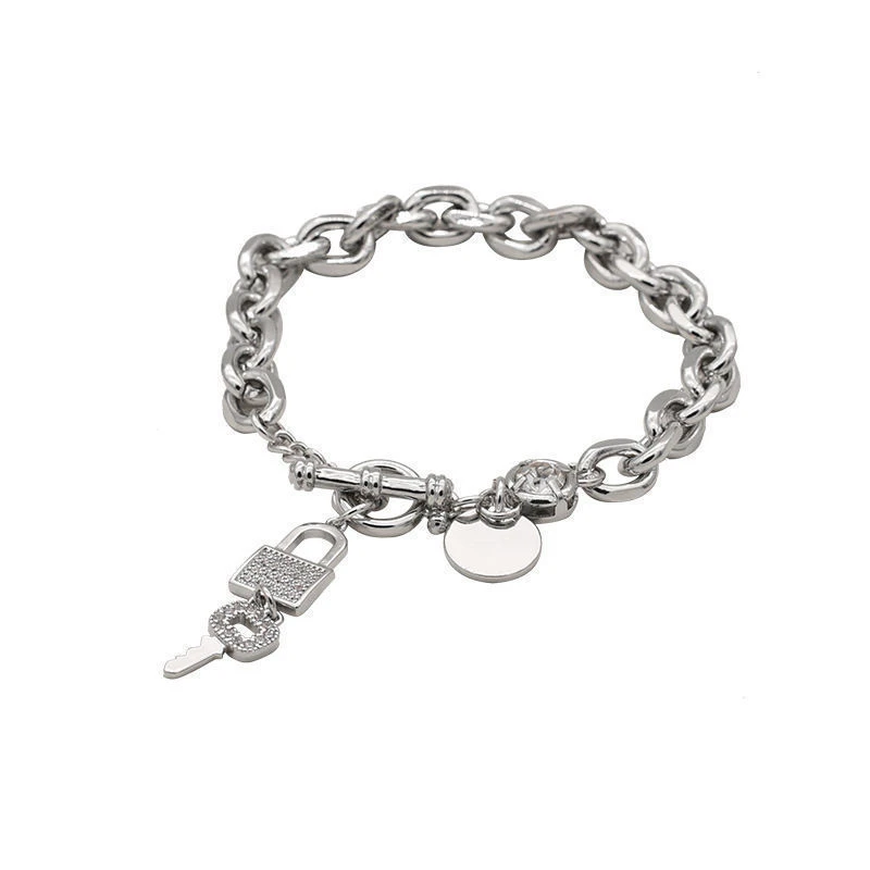 Korean Drama for men boy True Beauty Same Bracelet 차은우 여신강림 Fashion new design key elegant high quality jewelry