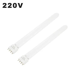 AC220V High Ozone UVC Sterilizing Lamp Tubes 38W Ultraviolet Germicidal Lamps 2G11 UV Disinfection Spare Light Tube 253.7nm