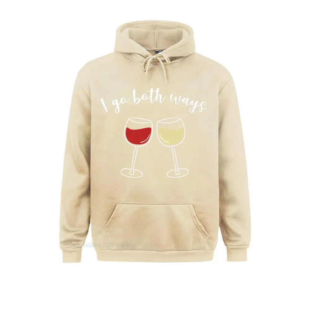 WINE SHIRT I GO BOTH WAYS RED WINE WHITE WINE ALCOHOL SHIRT Unique VALENTINE DAY Men's Hoodies Printed Clothes Rife Sweatshirts