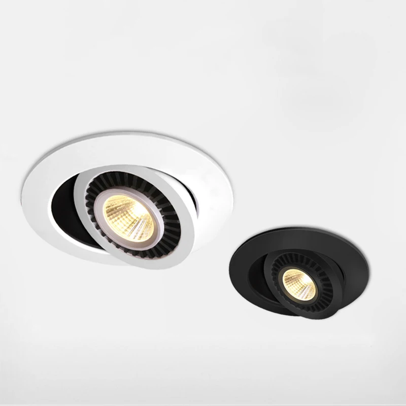 QLTEG Dimmable HA CONDOTTO Il Downlight 5w 7w 10w Da Incasso A Soffitto Lampada 360 Gradi di Rotazione luci spot AC 110v 220V Indoor HA CONDOTTO La Lampadina 4000K