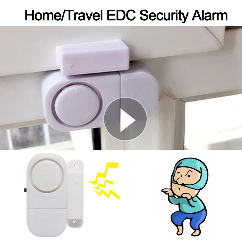 

2 шт., беспроводные магнитные датчики для дверей и окон