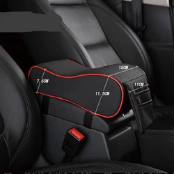 Artificial leather car armrest / cushion for Peugeot 206 207 208 301 307 308 407 2008 3008 4008