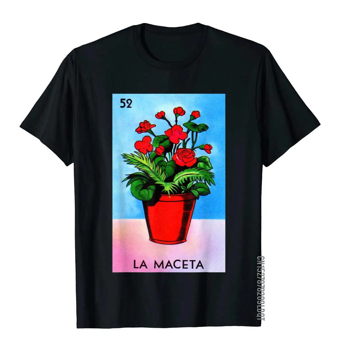 La Maceta Lottery Gift - Mexican Lottery La Maceta T-Shirt Tops Tees Popular Fitness Cotton Men T Shirt Printed On