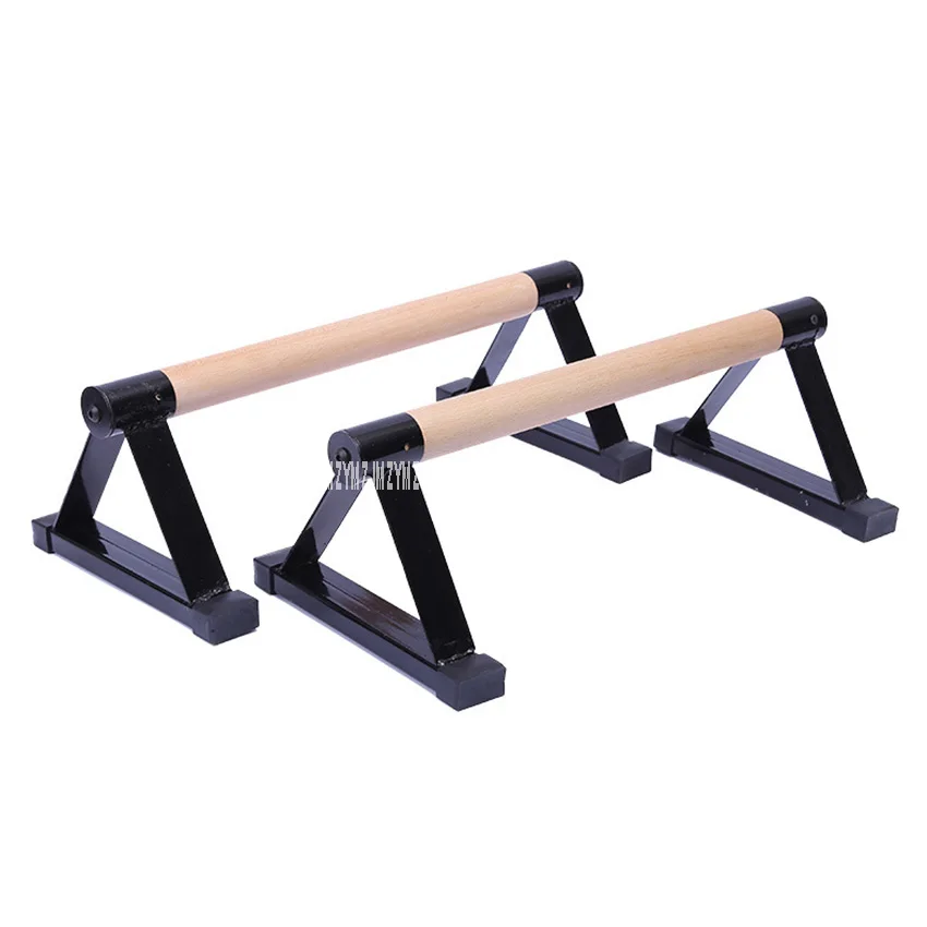 

Indoor Fitness lorn Triangle Wood Push-Up Stand Home Push Ups Frame Outdoor Small Handstand Parallel Rod Wooden Handle Support