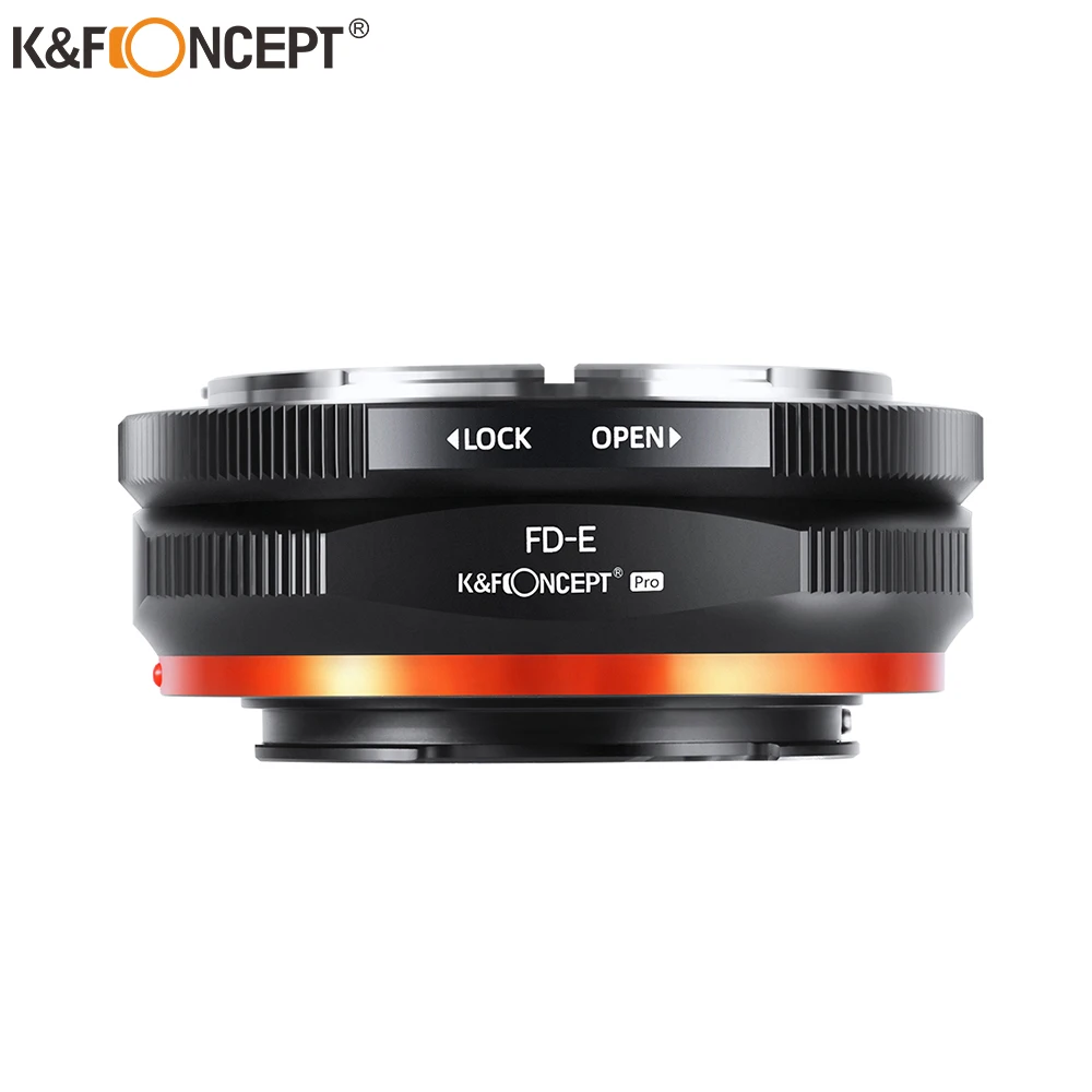 

Адаптер K & F Concept FD для объектива Nex Pro E Mount для объектива Canon FD для Sony E NEX Pro адаптер для камеры с матовым лаком