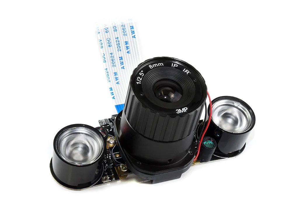 

RPi IR-CUT Camera (B),Raspberry Pi Camera Module,Embedded IR-CUT, Supports Night Vision,Type B,supports all revisions of the Pi