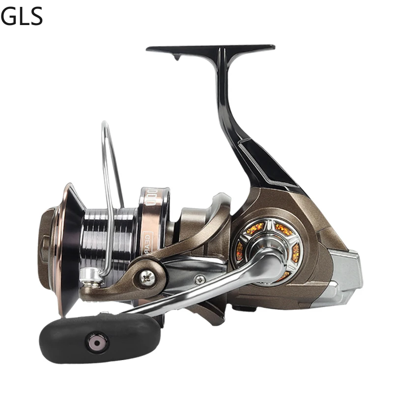 

2023 New CTS 9000 10000 12000 Series Long shot Spinning Fishing Wheel Soft Rubber Grip 14+1BB 4.0:1 Gear ratio Fishing Coil