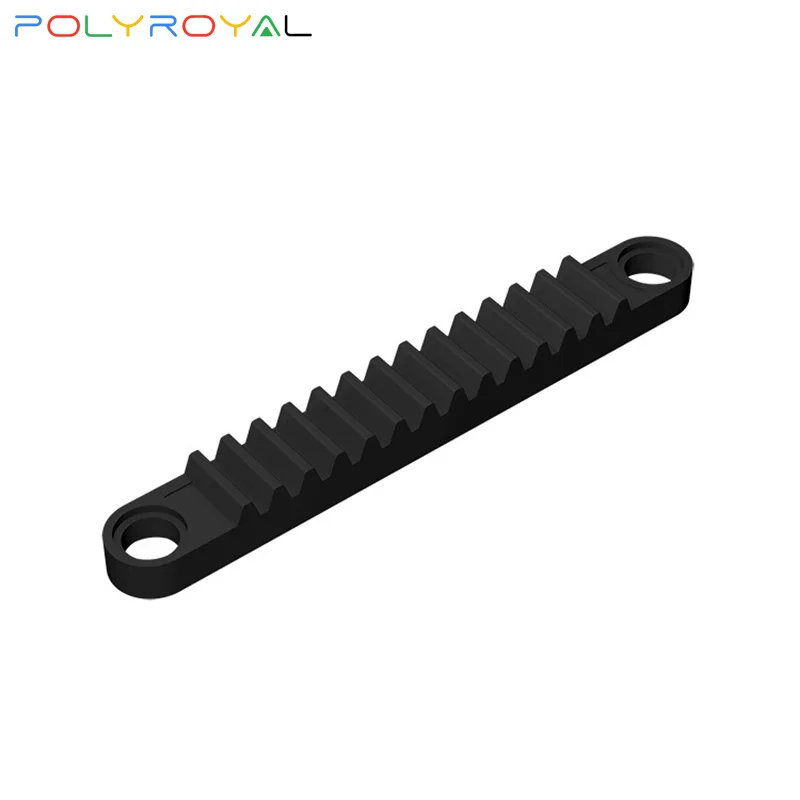 

Building Blocks Technicalalal DIY 1x8 Gear bar with bolt holes10 PCS al Parts moc Compatible Assembles Particles Toys 6630