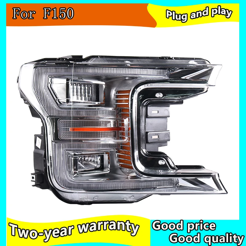 

Car Styling Headlight For Ford F150 Headlights 2017 2018 2019 Raptor Head Lamp LED DRL+HighBeam+LowBeam+Turn Signal Light