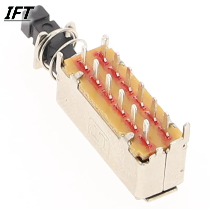 10Pcs KA03- Key Switch Direct Key Power Switch Set Top Box Promotion Self locking Switch Unlocking PS-42F42