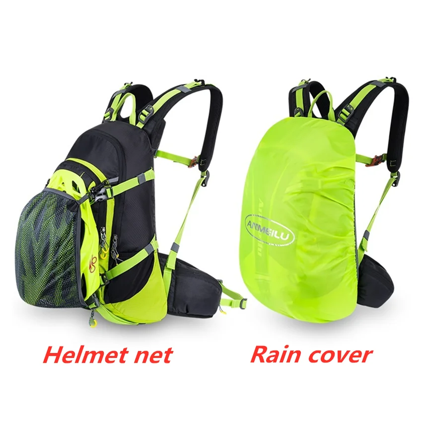 20L Waterproof Cycling Bicycle Bag Rain Cover Breathable Lightweight Rucksack Hike Camping MTB Mountain Bike Hydration Backpack