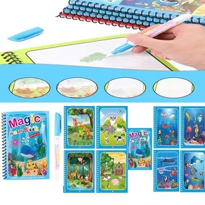 Reusable Magic Water Drawing Coloring Book for Children, Early Sensory Education, Birthday Gift, Montessori Toys, Hot Sale 6 Main Sales Educational Toys - №1