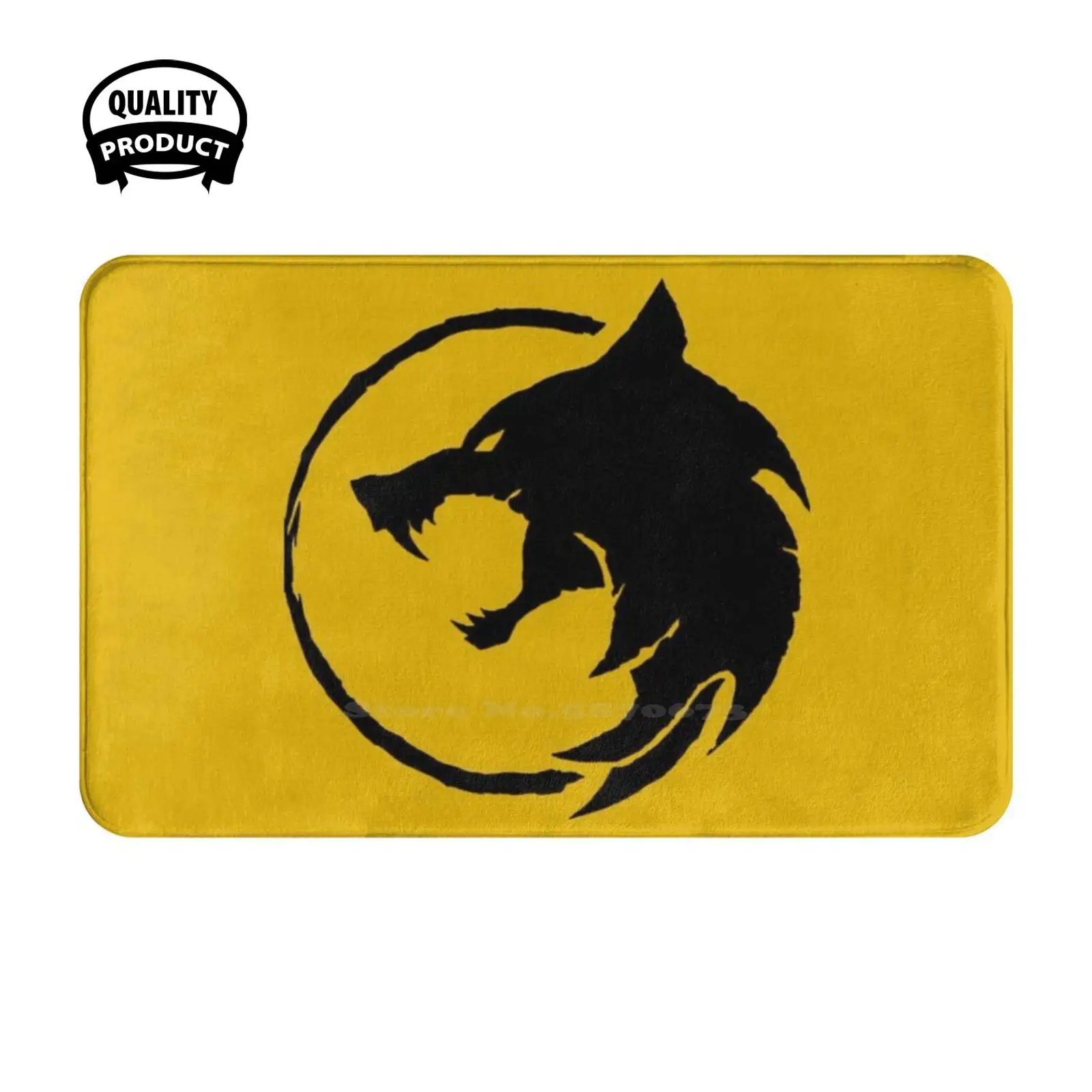 Wolf Soft Cushion Home Carpet Door Mat Car Rug Wolfman Werewolf Moon Space Animal Nature Night Wild Forest Trees Horror