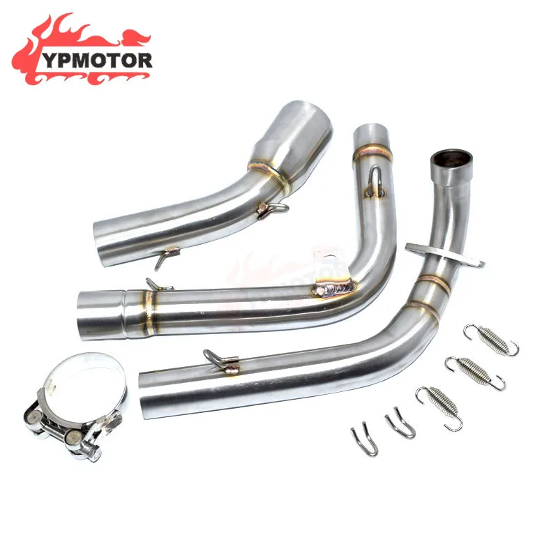 

MSX 125 Motorcycle Slip On Front Header Exhaust Pipes Middle Link Pipe Mid Link Connection Tube Muffler For Honda MSX125