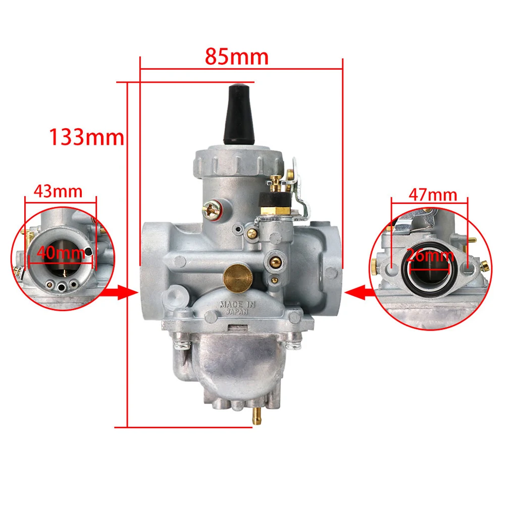 Alconstar- Mikuni Motorcycle Carburetor Carburador Assy Moto Vergaser for SUZUKI TS100 TS125 TS125N TC125 DS100 DS125 Racing