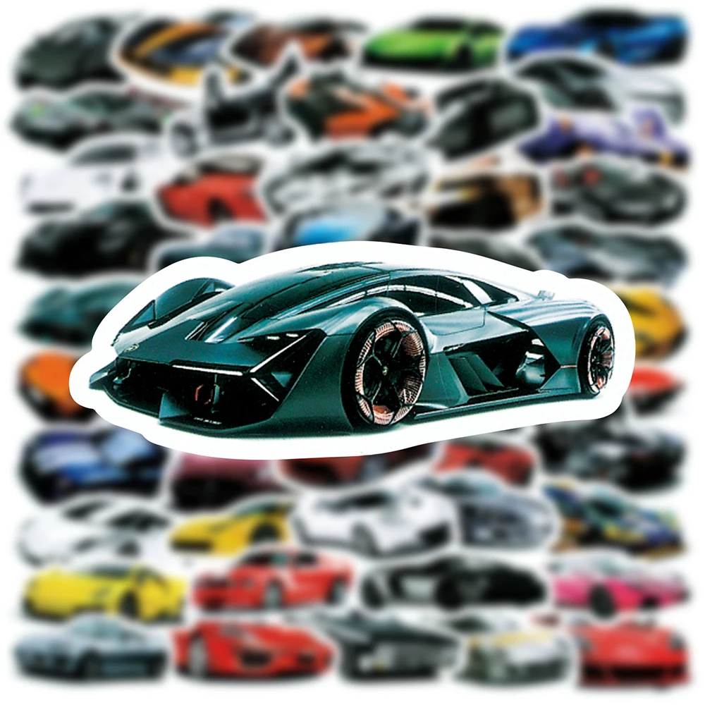 10/30/50PCS Cool JDM Retrofit Racing Car Graffiti Stickers Anime Car Travel Luggage Phone Fridge Laptop Waterproof Cool Sticker