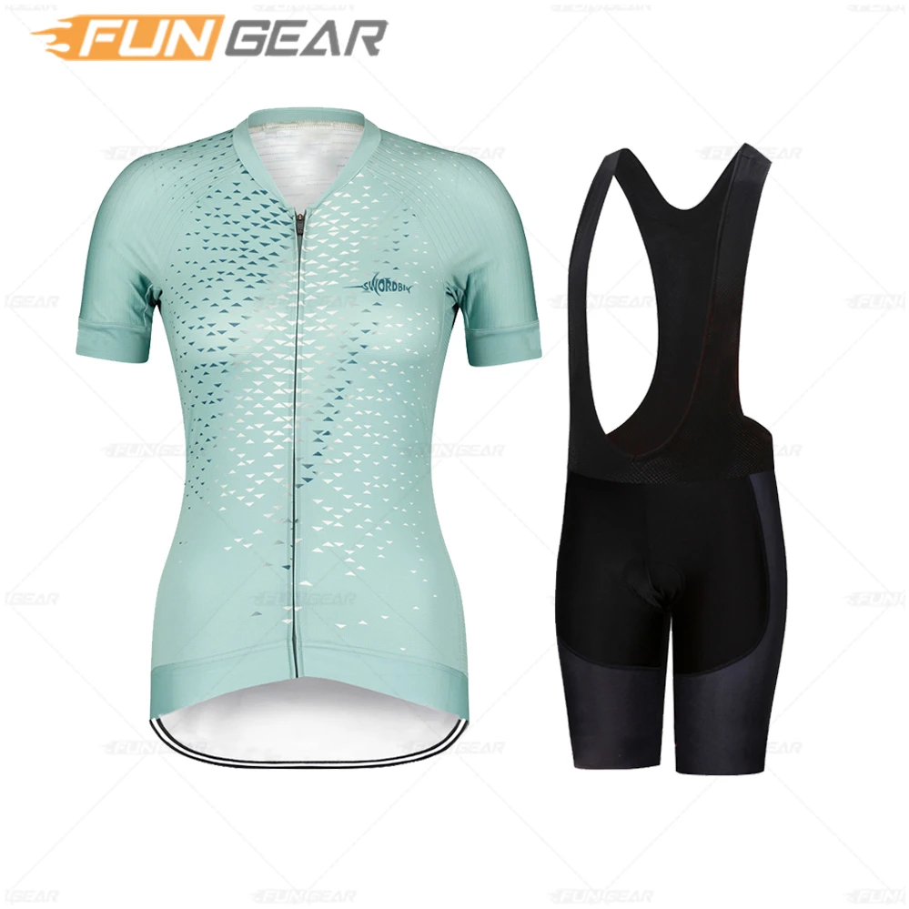 

Team Bike Suit for Women, Mountain Bike, Bicycle Riding, Women's Road Bike Uniform, Summer Clothing, New