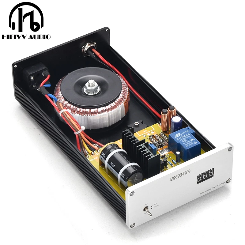 

80W 80VA HIFI Ultra-low Noise Linear Power Supply DC linear regulated power supply with protection LPS PSU DC 5V/8V/12V/15V/24V