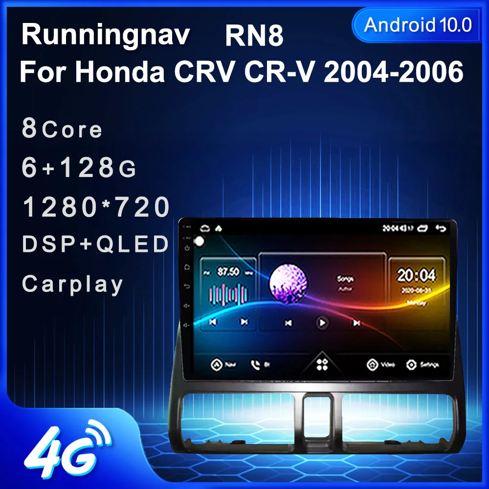 

Runningnav для Honda CRV CR-V 2004-2006 Android автомобильное радио, мультимедийный видеоплеер, навигация GPS