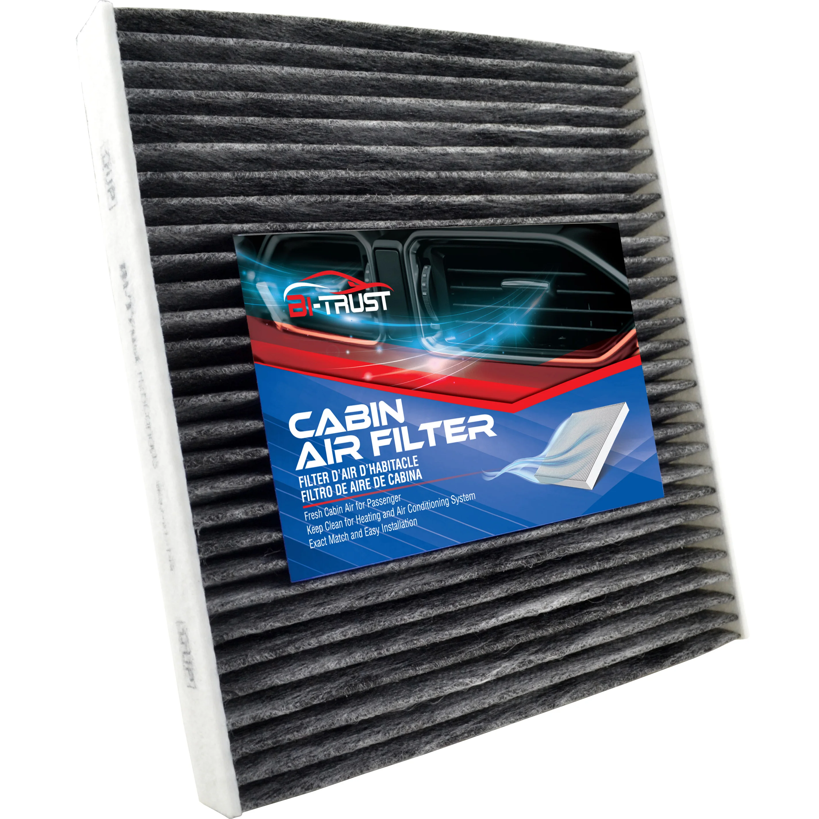 

Bi-Trust Cabin Air Filter for 2003-2008 Mazda 6 L4 2.3L/3.0L (Not for Mazdaspeed 6 Turbo Engine) CF10372 GK3J-61-148