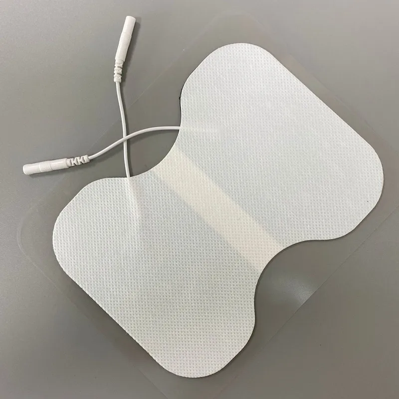 

500PCS With 2.0mm Connection Butterfly Electrode Pads Waist Self-Adhesive Patch For TENS / EMS Massager