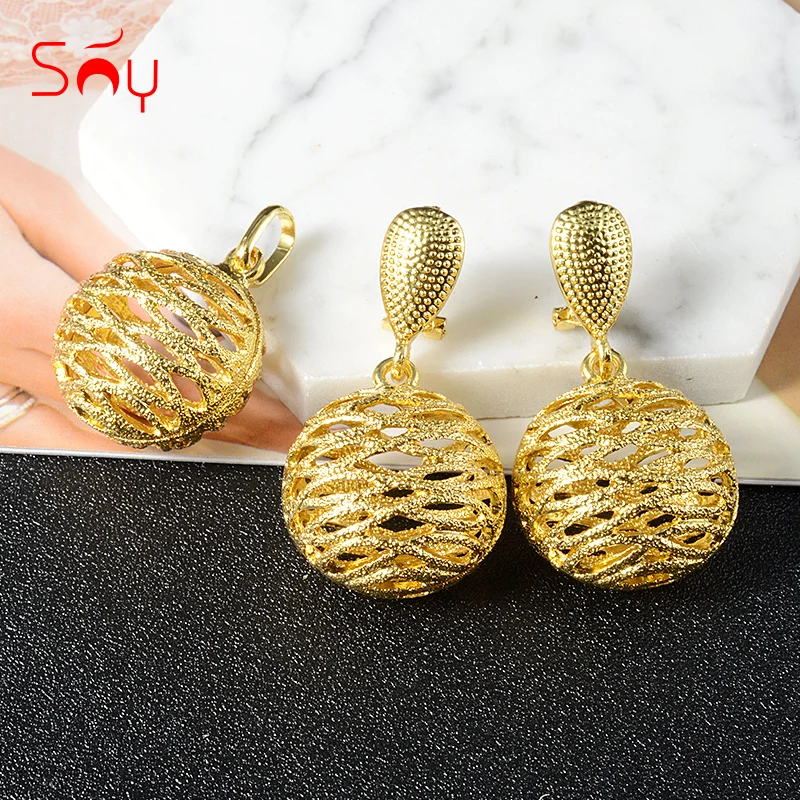 Sunny Jewelry 2021 Fashion New Jewelry For Women Earrings Pendent Romantic  Sets For Wedding Party Anniversary Gift Trendy Sets