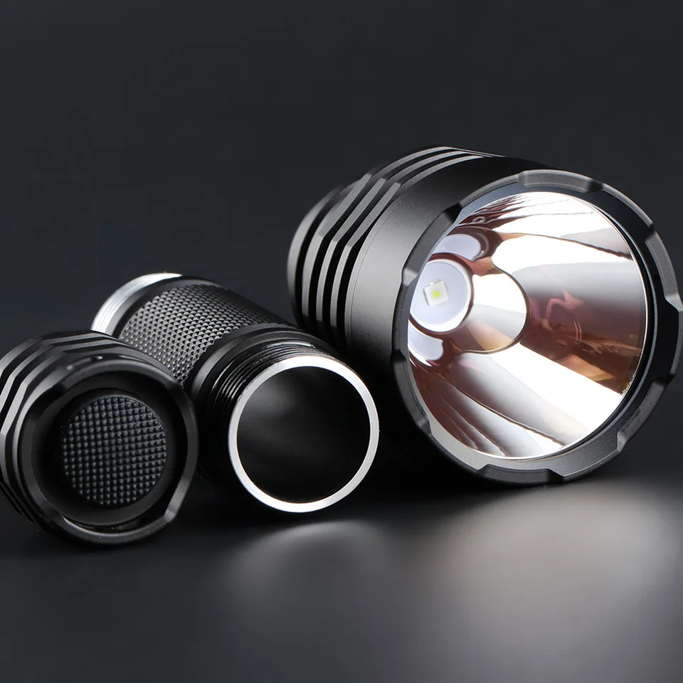 Convoy C8 Plus with KP CSLNM1.F1 Green Light Torch Flashlight EDC