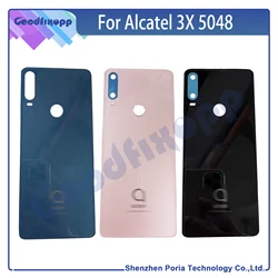 For Alcatel 3X 2019 5048 5048u 5048y Phone Battery Back Cover Rear Case Cover For Alcatel 3X (2019) Rear Lid Parts Replacement