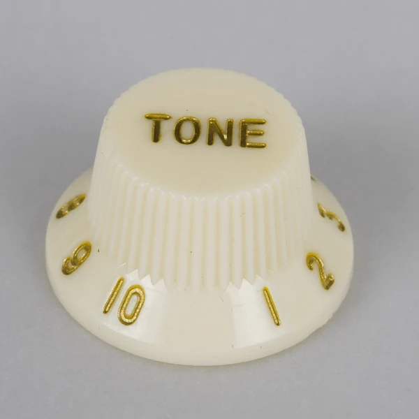 Set Of 3pcs Cream Knobs 1 Volume 2 Tone For Electric Guitar Quality ABS Parts