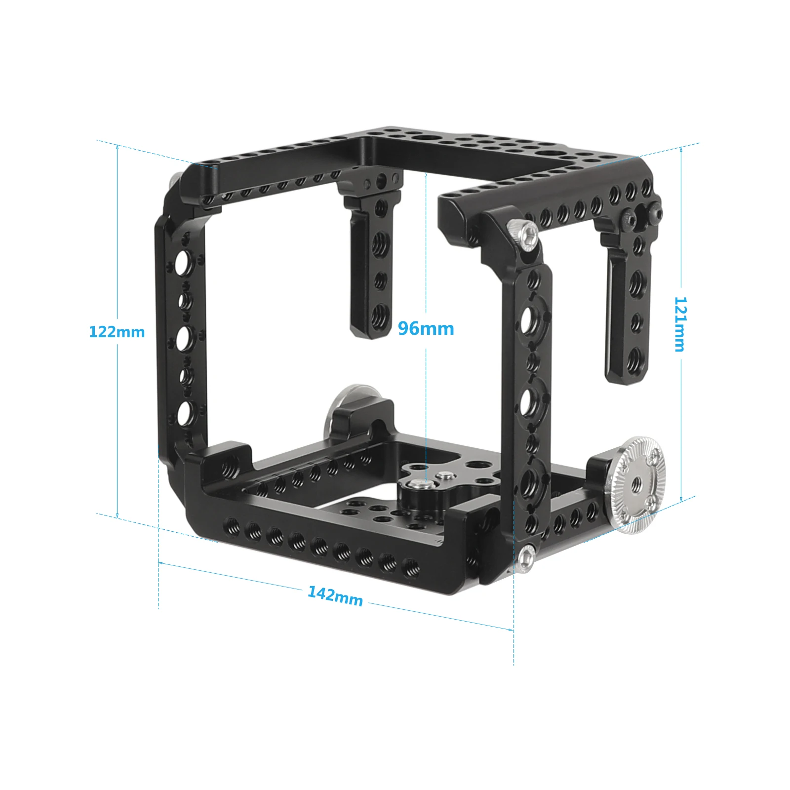 HDRIG-Kit de jaula exclusivo con soportes ARRI Rosette y rieles NATO para cámara de cine rojo Komodo 6K