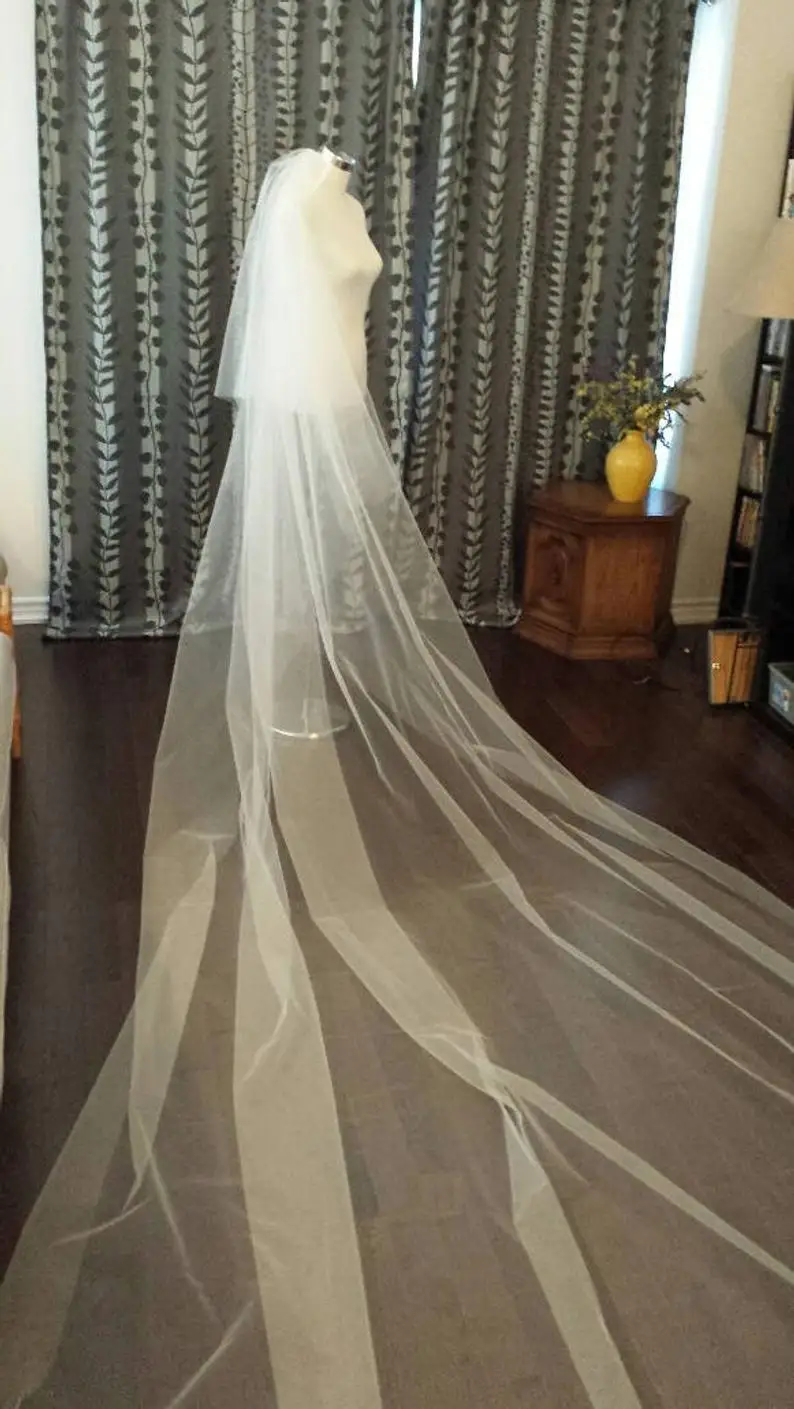 2-Tier Plain Veil 108