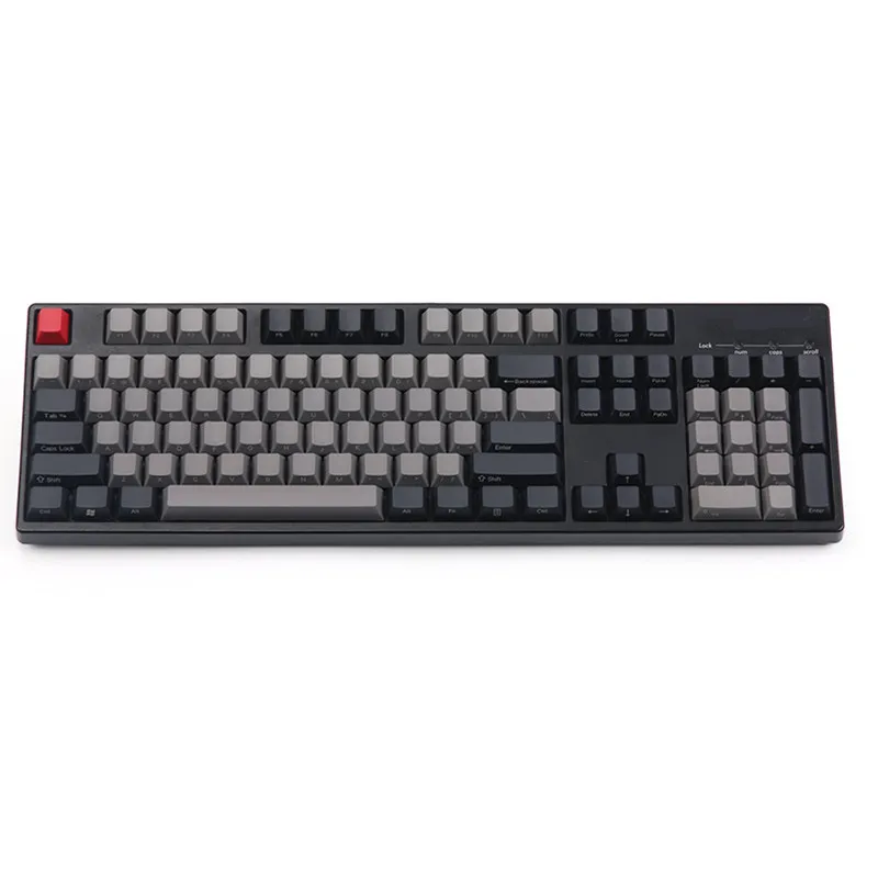 Vendita calda materiale PBT incisione Laser 108 tasti portachiavi Dolch PBT stampati lato superiore