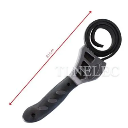 500 Mm Strap Wrench Bottle Opener Rubber Watchband Multi-function Adjustable Filter Universal Wrench Car Repair Tool