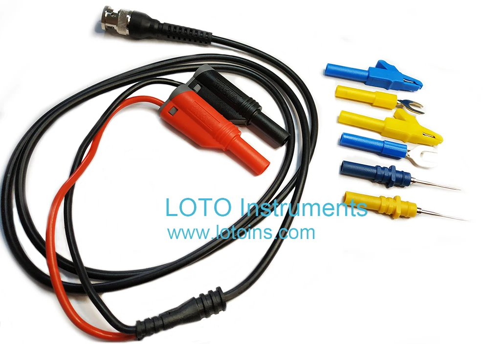 Oscilloscope Probe Extension Cable/Wire, multi-purpose Testing Cable, LOTO Oscilloscope Probe kit, Oscilloscope Probe Clip Pin
