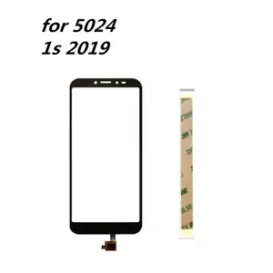 Bilashmart 5.5inch Alcatel 1s 2019 5024 ot5024 touch Screen Glass sensor panel lens glass replacement 5024D 5024F cell phone