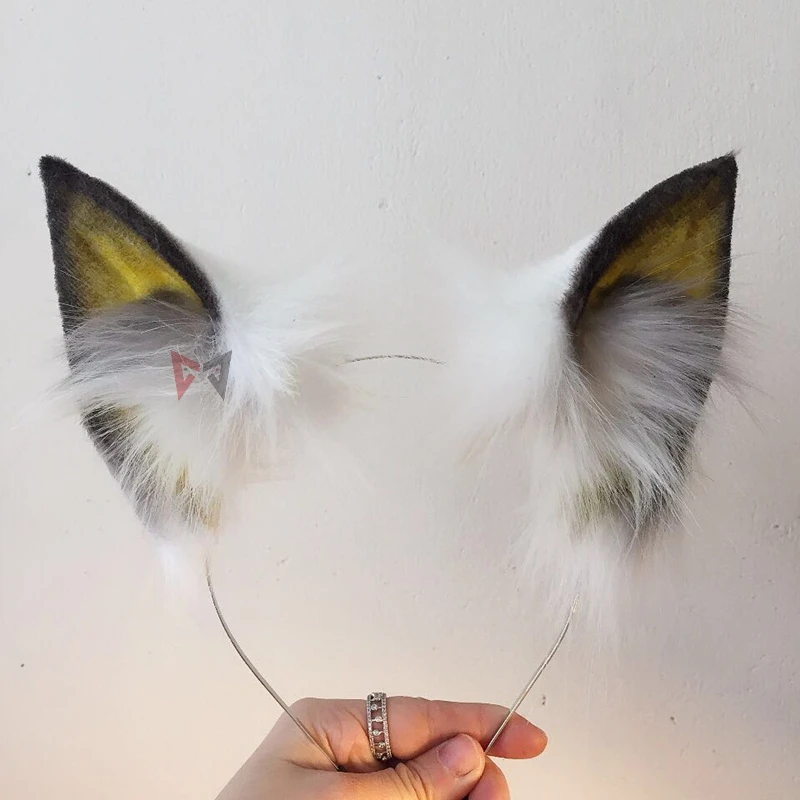 MMGG Arknights Calcite cosplay cat neko ears hairhoop for anime lolita cosplay costume accessories handmade work