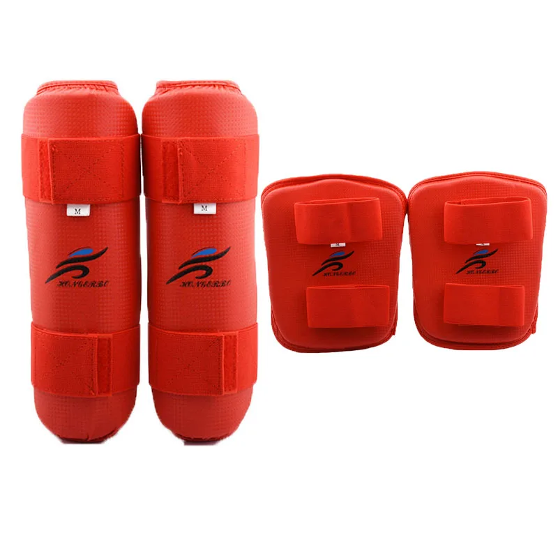 Karate Shin Protector Adults Child WTF Taekwondo Sparring Helmet Chest Crotch Guard Set Boxing Kids MMA Martial Arts Equipment