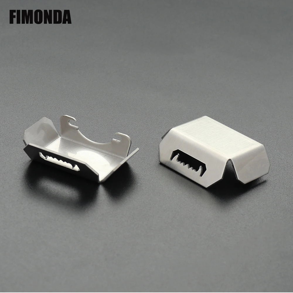 Chassis Stainless Steel Skid Plate Armor Front Rear Axle Differential Protector for 1/10 RC Crawler Axial Capra 1.9 UTB AXI03004