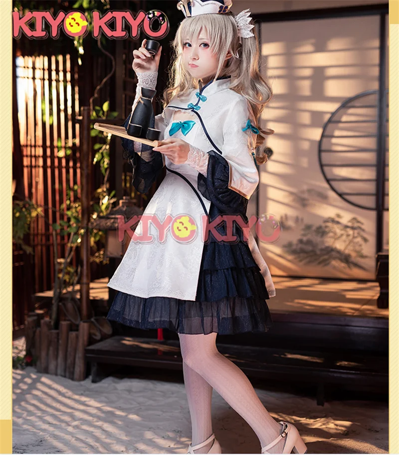 

KIYO-KIYO Genshin Impact Barbara Cheongsam Cosplay Costume dress female