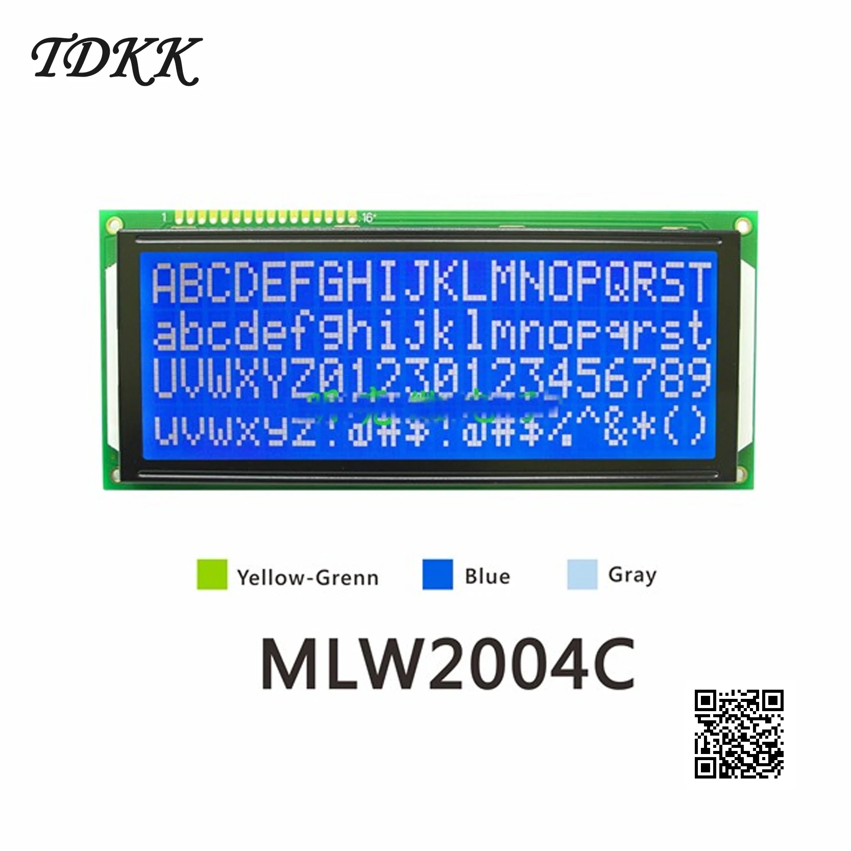 LCD Large-size Character Liquid Crystal Display Module 20X4 Character Module 2004 Parallel Port Screen 5V 2004C