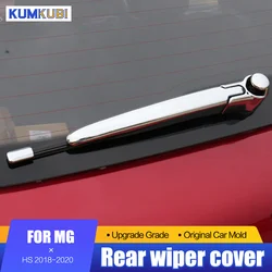 KUMIKUBI Exterior Decoration For MG HS 2018 2019 2020 ABS Chrome Rear Windscreen Wiper Cover Trims Sticker Car Accessories 3PCS