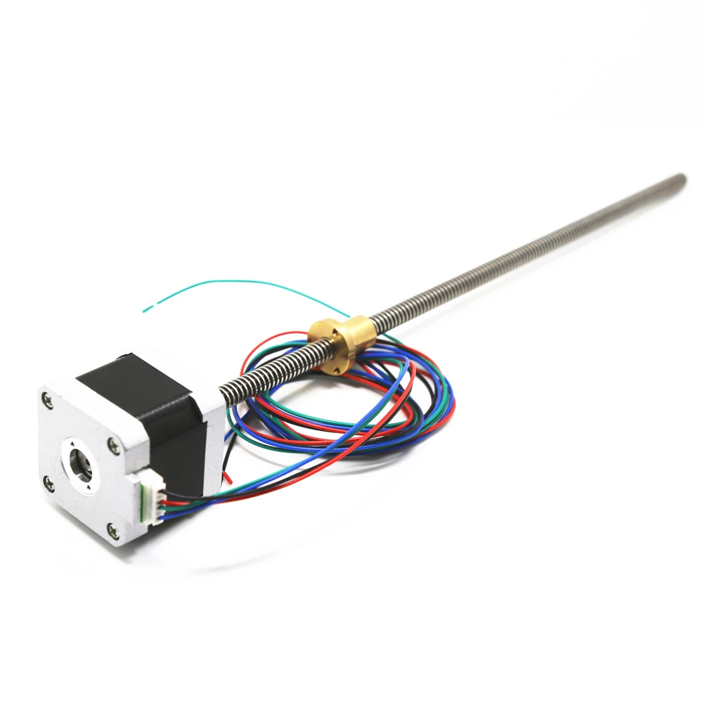 

1.8° 1.7A 4Kg.Cm NEMA17 42*40mm 42mm Linear Stepper Stepping Motor With Shaft Tr8*2(P1)*300mm For 3D Printer JL42HS40-1704AL