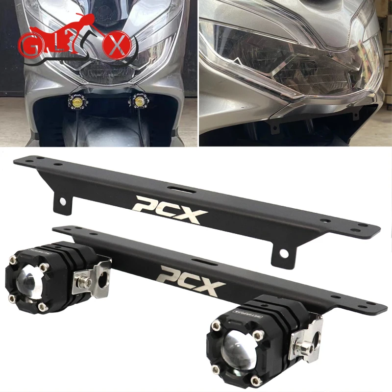 

Motorcycle Motorcycle for Honda PCX150 PCX 150 2018 -2021 Spotlight Bracket Holder Sport Light Fog Light Mount