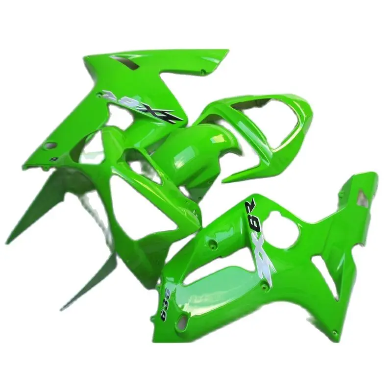 

Injection Molding Plastic Bodyworks for Kawasaki Ninja ZX6R fairing kit 2003 2004 bright green fairing set zx6r 03 04 GV01