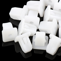 20Pcs Square White Auto Bumper Fastener Rivet for BMW MINI Cooper One S R50 R53 R56 R60 F55 F56