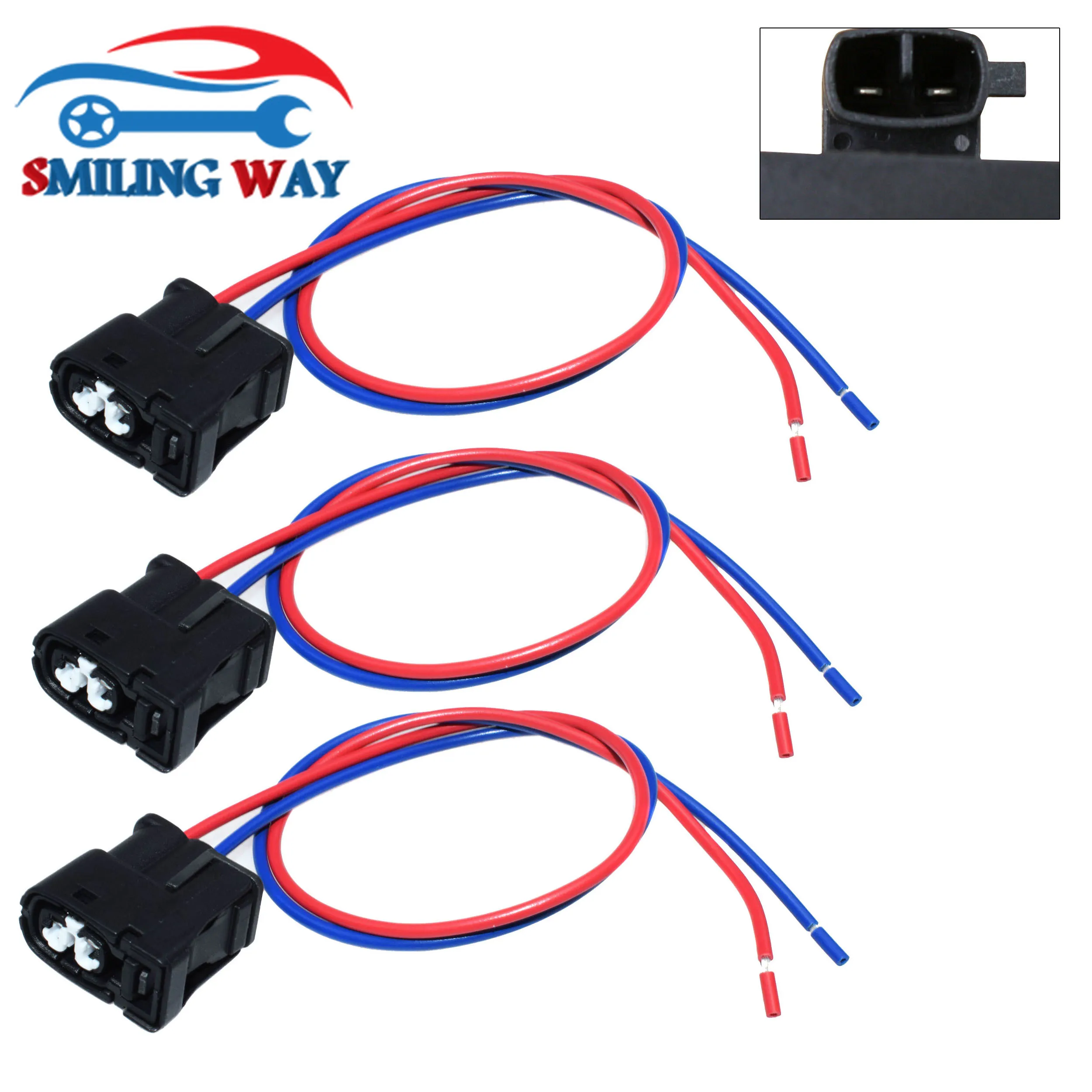 3PCS Ignition Coil Wriing Connector Plug Harness For Toyota Lexus GS300 IS300 SC300 3.0L 1JZ-GE 1JZ-GTE VVT-i / 2JZ-GTE 2JZ-GE